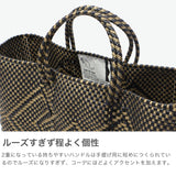 OJO DE MEX トートバッグ かごバッグ レディース 大きめ A4 オホ デ メックス 軽量 軽い ブランド かわいい ビニール ビニール製 紐 カゴバッグ 黒 夏 春 メルカドバッグ トート バッグ Plastico CAGO Tote Regular