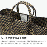 【セール10%OFF】 OJO DE MEX かごバッグ ビニール トート オホ デ メックス トートバッグ レディース A4 大きめ バッグ 手編み 軽量 軽い ブランド カゴバッグ 春 夏 メルカドバッグ おしゃれ かわいい ビニール製 Plastico Cago Tote Regular