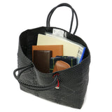 OJO DE MEX トートバッグ かごバッグ レディース 大きめ A4 オホ デ メックス 軽量 軽い ブランド かわいい ビニール ビニール製 紐 カゴバッグ 黒 夏 春 メルカドバッグ トート バッグ Plastico CAGO Tote Regular