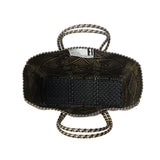 OJO DE MEX トートバッグ かごバッグ レディース 大きめ A4 オホ デ メックス 軽量 軽い ブランド かわいい ビニール ビニール製 紐 カゴバッグ 黒 夏 春 メルカドバッグ トート バッグ Plastico CAGO Tote Regular