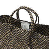 OJO DE MEX トートバッグ かごバッグ レディース 大きめ A4 オホ デ メックス 軽量 軽い ブランド かわいい ビニール ビニール製 紐 カゴバッグ 黒 夏 春 メルカドバッグ トート バッグ Plastico CAGO Tote Regular