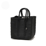 OJO DE MEX トートバッグ レディース  オホ デ メックス トート バッグ かごバッグ カゴバッグ 籠バッグ 軽量 軽い ブランド 小さめ A5 A5サイズ 春 夏 キューブ キューブ型 手編み チャーム付き Plastico Cago Tote Cube