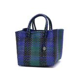 OJO DE MEX トートバッグ レディース  オホ デ メックス トート バッグ かごバッグ カゴバッグ 籠バッグ 軽量 軽い ブランド 小さめ A5 A5サイズ 春 夏 キューブ キューブ型 手編み チャーム付き Plastico Cago Tote Cube