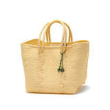 OJO DE MEX トートバッグ レディース  オホ デ メックス トート バッグ かごバッグ カゴバッグ 籠バッグ 軽量 軽い ブランド 小さめ A5 A5サイズ 春 夏 キューブ キューブ型 手編み チャーム付き Plastico Cago Tote Cube