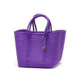 OJO DE MEX トートバッグ レディース  オホ デ メックス トート バッグ かごバッグ カゴバッグ 籠バッグ 軽量 軽い ブランド 小さめ A5 A5サイズ 春 夏 キューブ キューブ型 手編み チャーム付き Plastico Cago Tote Cube