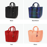 OJO DE MEX トートバッグ レディース  オホ デ メックス トート バッグ かごバッグ カゴバッグ 籠バッグ 軽量 軽い ブランド 小さめ A5 A5サイズ 春 夏 キューブ キューブ型 手編み チャーム付き Plastico Cago Tote Cube