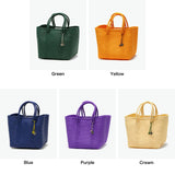 OJO DE MEX トートバッグ レディース  オホ デ メックス トート バッグ かごバッグ カゴバッグ 籠バッグ 軽量 軽い ブランド 小さめ A5 A5サイズ 春 夏 キューブ キューブ型 手編み チャーム付き Plastico Cago Tote Cube