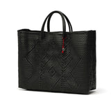 OJO DE MEX トートバッグ レディース  オホ デ メックス トート バッグ かごバッグ カゴバッグ 籠バッグ 軽量 軽い ブランド 大きめ B4 B4サイズ 春 夏 キューブ キューブ型 手編み チャーム付き Plastico Cago Tote Grande