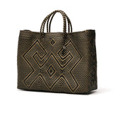 OJO DE MEX トートバッグ レディース  オホ デ メックス トート バッグ かごバッグ カゴバッグ 籠バッグ 軽量 軽い ブランド 大きめ B4 B4サイズ 春 夏 キューブ キューブ型 手編み チャーム付き Plastico Cago Tote Grande