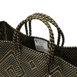 OJO DE MEX トートバッグ レディース  オホ デ メックス トート バッグ かごバッグ カゴバッグ 籠バッグ 軽量 軽い ブランド 大きめ B4 B4サイズ 春 夏 キューブ キューブ型 手編み チャーム付き Plastico Cago Tote Grande