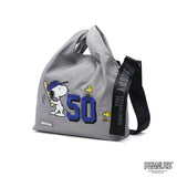 Beg bahu produk luaran untuk wanita lelaki Crossbody Bag jenama produk luaran beg ringan 2way genggam A4 kacang tanah koleksi Snoopy Messenger 2way bahu ODB028