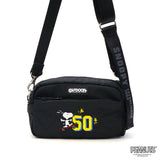 アウトドアプロダクツ ショルダーバッグ レディース メンズ 斜めがけバッグ ブランド OUTDOOR PRODUCTS バッグ 斜めがけ 軽量 小さめ ファスナー PEANUTSコレクション スヌーピー ミニショルダー ODB030