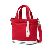 オケル トートバッグ レディース メンズ ファスナー付きミニ 小さめ OKERU バッグ カジュアル おしゃれ かわいい 自立 自立する ブランド シューズバッグ 2WAYトートバッグ 斜めがけ 綿 2WAY TYPE-C OKMG5ST1