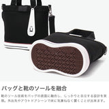 オケル トートバッグ レディース メンズ ファスナー付きミニ 小さめ OKERU バッグ カジュアル おしゃれ かわいい 自立 自立する ブランド シューズバッグ 2WAYトートバッグ 斜めがけ 綿 2WAY TYPE-C OKMG5ST1