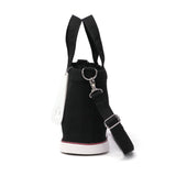 オケル トートバッグ レディース メンズ ファスナー付きミニ 小さめ OKERU バッグ カジュアル おしゃれ かわいい 自立 自立する ブランド シューズバッグ 2WAYトートバッグ 斜めがけ 綿 2WAY TYPE-C OKMG5ST1