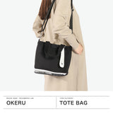オケル トートバッグ レディース メンズ ミニ ファスナー付き 小さめ OKERU バッグ カジュアル かわいい 自立 自立する 2WAY シューズバッグ A5 2WAYトートバッグ 斜めがけ TYPE-N OKMG5ST2