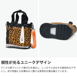 オケル トートバッグ レディース メンズ 小さめ ミニ OKERU バッグ 軽量 ブランド ファスナー付き 肩掛け ショルダー 斜めがけ カジュアル マチ付き 自立 アニマル 柄 おしゃれ A5 2WAY TYPE-P2 OKMG5FT2