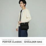 ポータークラシック ショルダーバッグ メンズ レディース Porter Classic 斜めがけバッグ 2層 スーパーナイロン シンプルショルダーバッグ ブランド 日本製 A5 6L SUPER NYLON SIMPLE SHOULDER BAG PC-015-3075