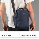 パックセーフ ショルダーバッグ メンズ レディース 軽量 斜めがけバッグ pacsafe クロスボディ 斜めがけ 旅行 ブランド 小さめ 撥水 スキミング防止 RFIDセーフ 防犯 7L A5 V ツアークロスボディ