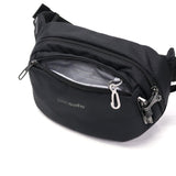 パックセーフ ボディバッグ メンズ レディース ブランド pacsafe 小さめ 軽い 軽量 かっこいい シンプル カジュアル おしゃれ 横 旅行 海外 防犯 スキミング防止 RFID タブレット 撥水 V ヒップパック