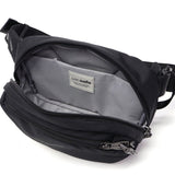 パックセーフ ボディバッグ メンズ レディース ブランド pacsafe 小さめ 軽い 軽量 かっこいい シンプル カジュアル おしゃれ 横 旅行 海外 防犯 スキミング防止 RFID タブレット 撥水 V ヒップパック