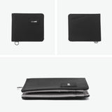 パックセーフ 二つ折り財布 メンズ レディース ブランド pacsafe 財布 小さい 小銭入れなし 薄い コンパクト 黒 カード おしゃれ カジュアル かっこいい 撥水 RFIDセーフ機能 RFIDバイフォールドウォレット