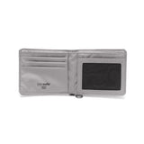 パックセーフ 二つ折り財布 メンズ レディース ブランド pacsafe 財布 小さい 小銭入れなし 薄い コンパクト 黒 カード おしゃれ カジュアル かっこいい 撥水 RFIDセーフ機能 RFIDバイフォールドウォレット