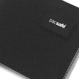 パックセーフ 二つ折り財布 メンズ レディース ブランド pacsafe 財布 小さい 小銭入れなし 薄い コンパクト 黒 カード おしゃれ カジュアル かっこいい 撥水 RFIDセーフ機能 RFIDバイフォールドウォレット