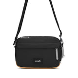 パックセーフ ショルダーバッグ メンズ レディース 斜めがけバッグ 小さめ pacsafe GO ブランド カジュアル ミニ ショルダー バッグ 横型 軽量 軽い 撥水 2.5L スキミング防止 RFID 旅行 海外 防犯 クロスボディ