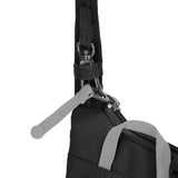 パックセーフ ショルダーバッグ メンズ レディース 斜めがけバッグ 小さめ pacsafe GO ブランド カジュアル ミニ ショルダー バッグ 縦型 軽量 撥水 0.2L スキミング防止 RFID 旅行 海外 防犯 テッククロスボディ