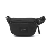 パックセーフ ボディバッグ メンズ レディース 軽量 pacsafe ブランド カジュアル 撥水 盗難防止 防犯 斜めがけ 旅行 日常使い おでかけ アウトドア 無地 おしゃれ コンパクト 小さめ 1L GO マイクロスリング