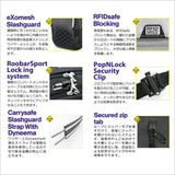パックセーフ リュック メンズ レディース 軽量 pacsafe ブランド ビジネス カジュアル 撥水 バックパック 通勤リュック 旅行 PC収納 連結 アウトドア 盗難防止 A4 16inch 20L V20 シティバックパック