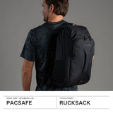 パックセーフ リュック メンズ レディース 軽量 大容量 pacsafe ブランド カジュアル ビジネス 撥水 大きい 旅行 アウトドア 通勤バッグ トラベル 出張 盗難防止 PC収納 A4 B4 16inch 28L EXP28 バックパック