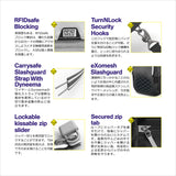 パックセーフ リュック メンズ レディース 大容量 軽量 pacsafe バックパック ブランド カジュアル 通勤 ビジネス 軽い A4 B4 出張 旅行 撥水 トラベル 機内持ち込み 盗難防止 44L GO キャリーオンバックパック