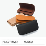 【正規取扱店】 パイロットリバー 長財布 メンズ 革 ブランド PAILOT RIVER 財布 本革 レザー 無地 小銭入れ カード 軽量 軽い 日本製 シンプル フラップ ウォレット ロングウォレット PR-KUJIRA-LW