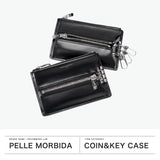 ペッレモルビダ コインケース メンズ レディース ミニウォレット PELLE MORBIDA ブランド 大人 本革 キーケース 鍵 3連 財布 小さめ スリム 小銭入れ カード 上品 日本製 カーフレザー 牛革 Barca バルカ BA736