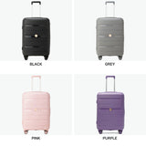 【正規品1年保証】 RICORA スーツケース リコラ 軽量 軽い かわいい おしゃれ 静音 キャスター TSAロック 旅行 トラベル キャリーケース キャリー Mサイズ シンプル ダブルホイール 66L 6泊 7泊 INICIO RI1-002