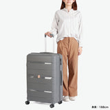 【正規品1年保証】 RICORA スーツケース リコラ 軽量 軽い かわいい おしゃれ 静音 キャスター TSAロック 旅行 トラベル キャリーケース キャリー 大きい 大容量 Lサイズ 104L 10泊 11泊 INICIO RI1-003