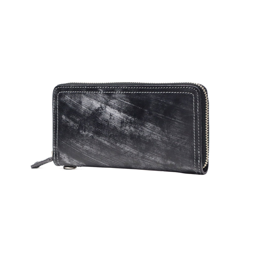 REDMOONハンドメード ブラックレザー 財布 REDMOONハンドメード ブラックレザー 財布 REDMOONハンドメイド