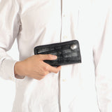 【正規取扱店】 レッドムーン 長財布 メンズ レディース ブランド REDMOON 財布 ラウンドファスナー 大容量 本革 革 レザー ブランド 小銭入れ 高級感 おしゃれ かっこいい コンチョ ロングウォレット 日本製 HANDSOME-ZBD