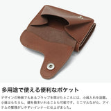【正規取扱店】 レッドムーン 三つ折り財布 メンズ 革 本革 ブランド REDMOON 財布 レザー コンパクト 三つ折り 小銭入れ おしゃれ カード 大人 男性 無地 軽量 軽い ミニ財布 小さめ 日本製 HR-WMW
