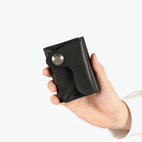 【正規取扱店】 レッドムーン 三つ折り財布 メンズ 革 本革 ブランド REDMOON 財布 レザー コンパクト 三つ折り 小銭入れ おしゃれ カード 大人 男性 無地 軽量 軽い ミニ財布 小さめ 日本製 HR-WMW