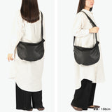 REN ショルダーバッグ メンズ レディース 斜めがけバッグ 小さめ レン 大人 軽量 本革 レザー B5 シンプル カジュアル 小さい ショルダー 山羊革 ファスナー付き おしゃれ bare zipサークルショルダーS 1-11-30640