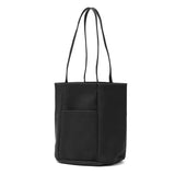 REN トートバッグ レディース 小さめ レン バッグ 軽量 軽い 革 本革 豚革 ブランド カジュアル きれいめ 上品 シンプル おしゃれ 肩掛け トート 縦型 日本製 A5 hallie バケットトート 1-30-20242