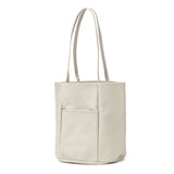 REN トートバッグ レディース 小さめ レン バッグ 軽量 軽い 革 本革 豚革 ブランド カジュアル きれいめ 上品 シンプル おしゃれ 肩掛け トート 縦型 日本製 A5 hallie バケットトート 1-30-20242