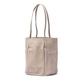 REN トートバッグ レディース 小さめ レン バッグ 軽量 軽い 革 本革 豚革 ブランド カジュアル きれいめ 上品 シンプル おしゃれ 肩掛け トート 縦型 日本製 A5 hallie バケットトート 1-30-20242