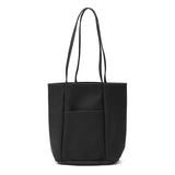 REN トートバッグ レディース 小さめ レン バッグ 軽量 軽い 革 本革 豚革 ブランド カジュアル きれいめ 上品 シンプル おしゃれ 肩掛け トート 縦型 日本製 A5 hallie バケットトート 1-30-20242