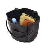 REN トートバッグ レディース 小さめ レン バッグ 軽量 軽い 革 本革 豚革 ブランド カジュアル きれいめ 上品 シンプル おしゃれ 肩掛け トート 縦型 日本製 A5 hallie バケットトート 1-30-20242