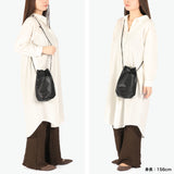 REN ショルダーバッグ レディース レン バッグ カバン 斜めがけ 斜めがけバッグ 軽量 大人 ブランド 小さめ 本革 革 レザー ポシェット 縦型 巾着バッグ ショルダー おしゃれ 日本製 #15 キャニスターボトル 1-15-16201