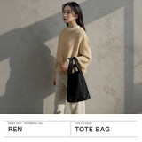 REN トートバッグ レディース 小さめ ブランド レン バッグ レザー カバン ブランド B5 革 大人 上品 シンプル 縦型 日本製 本革 レザートート 丈夫 ラフ おしゃれ HALLIE レジブクロ 1-30-13124